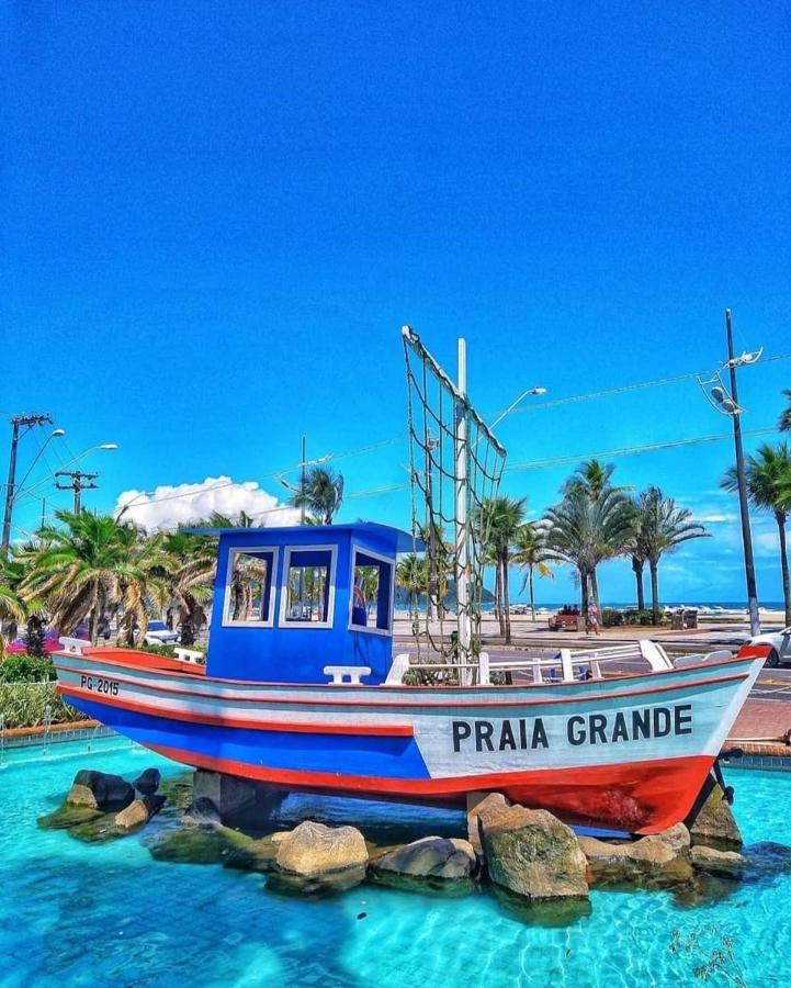 Linda e Aconchegante Casa com Piscina perto da Praia Praia Grande  Esterno foto